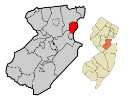 Middlesex County New Jersey Incorporated and Unincorporated areas Perth Amboy Highlighted